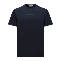 Outlet Marine Patch Logo Bomuld T-shirt T-Shirts