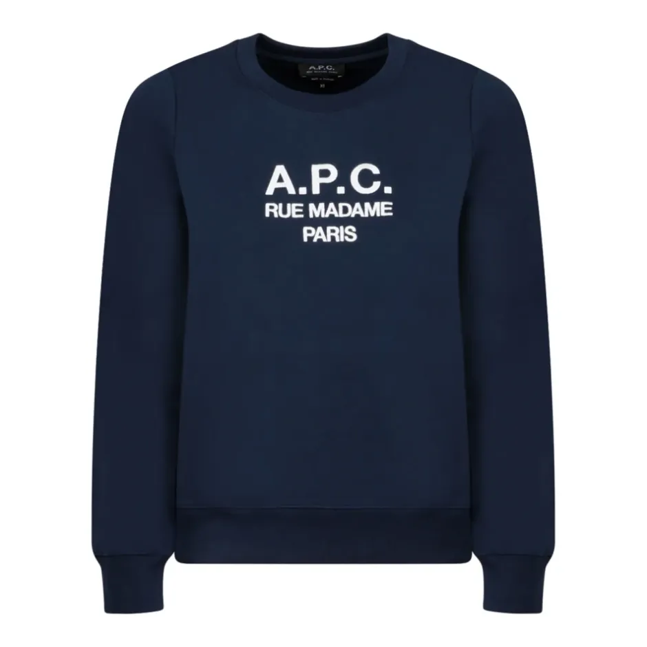 Best Marine Sweatshirt med Logo Broderi Dame Sweatshirts|Striktrøjer & Sweatere