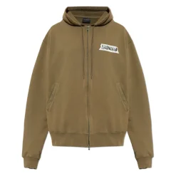 New Masking Tape Oversized Zip-Up Hoodie Trøjer