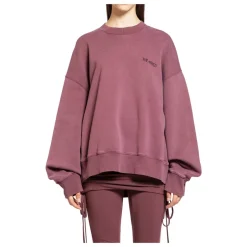 Outlet Mauve Fade Bomuld Crewneck Sweatshirt Dame Sweatshirts
