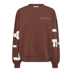 New Maxi Split Logo Sweat Dame Sweatshirts|Striktrøjer & Sweatere