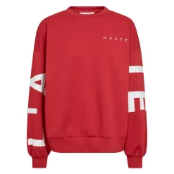 Hot Maxi Split Logo Sweatshirt Dame Sweatshirts