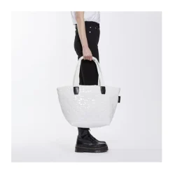 Clearance Medium Nylon Tote Bag Dame Indkøbstasker
