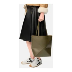 Online Medium Puzzle Fold Tote Dame Indkøbstasker