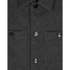 New Melange Mørke Overshirt Børn Jakker