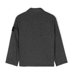 New Melange Mørke Overshirt Børn Jakker