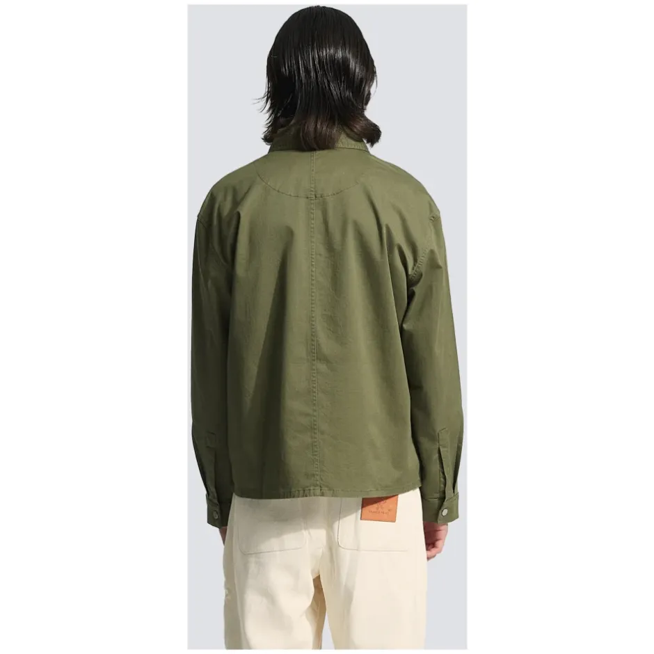 Best Mellemtung Bomuld Chore Overshirt med Lommer Skjorter