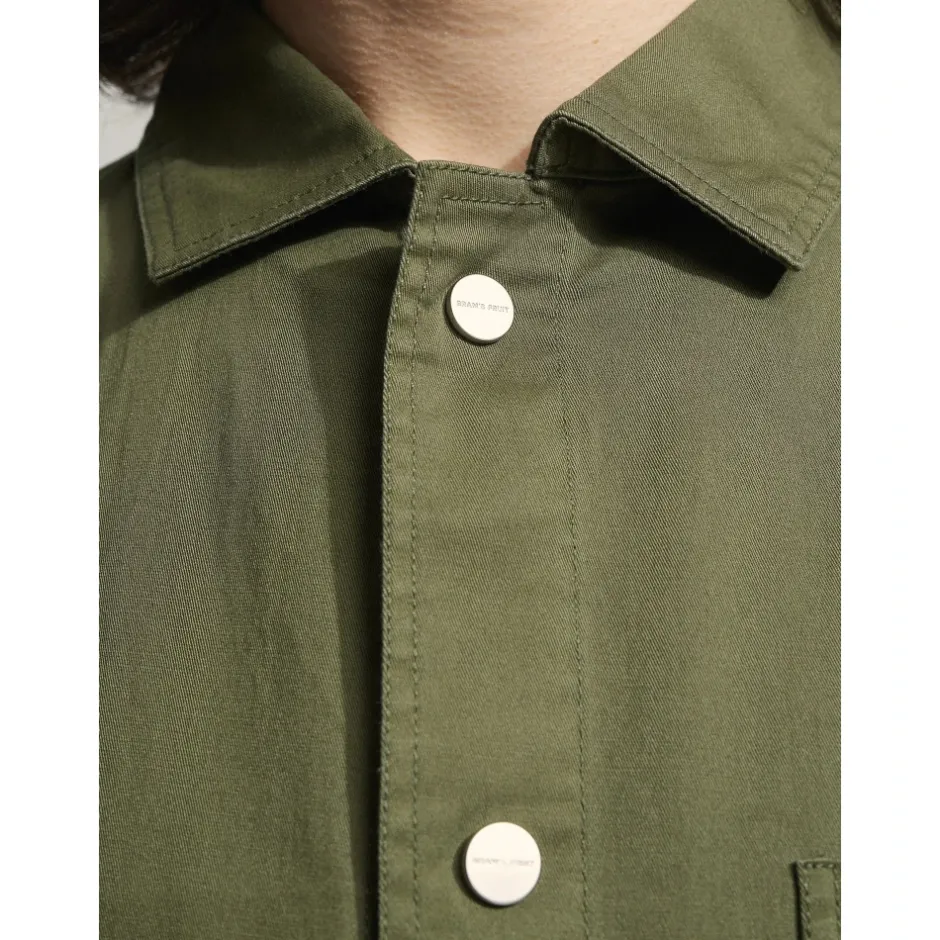 Best Mellemtung Bomuld Chore Overshirt med Lommer Skjorter
