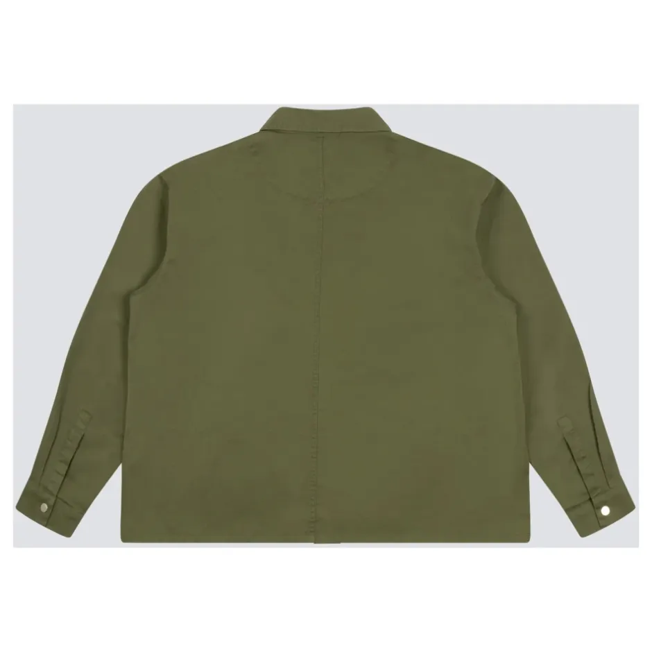 Best Mellemtung Bomuld Chore Overshirt med Lommer Skjorter