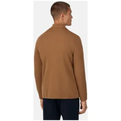 Sale Merino uld dobbeltradet jakke Strik