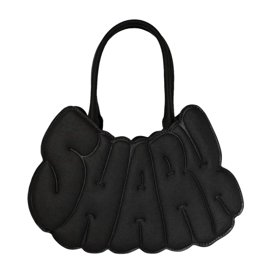 Outlet Metallic Drip Shark Bubble Letters Håndtaske Tasker
