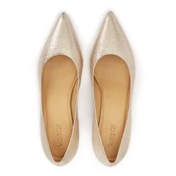 Discount Metallic læder bryllupspumps Dame Pumps