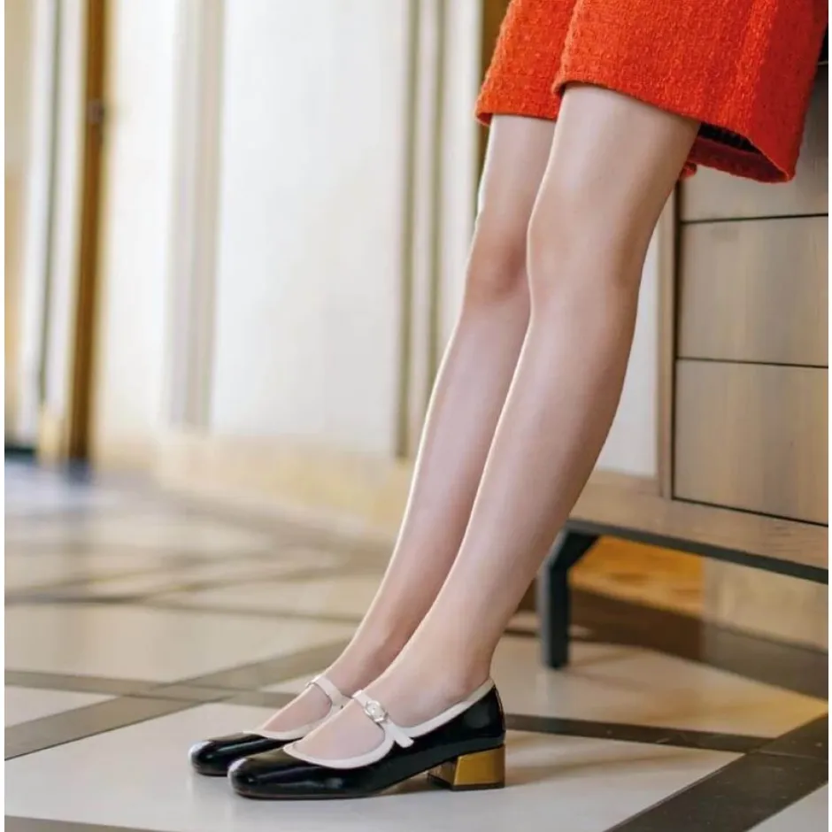 Hot Metallic Læder Stiletter Dame Pumps|Stiletter