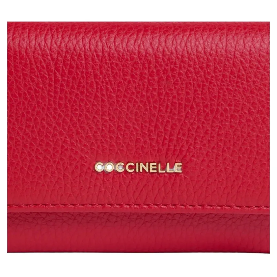 Discount Metallic Small Wallet Dame Punge & Kortholder