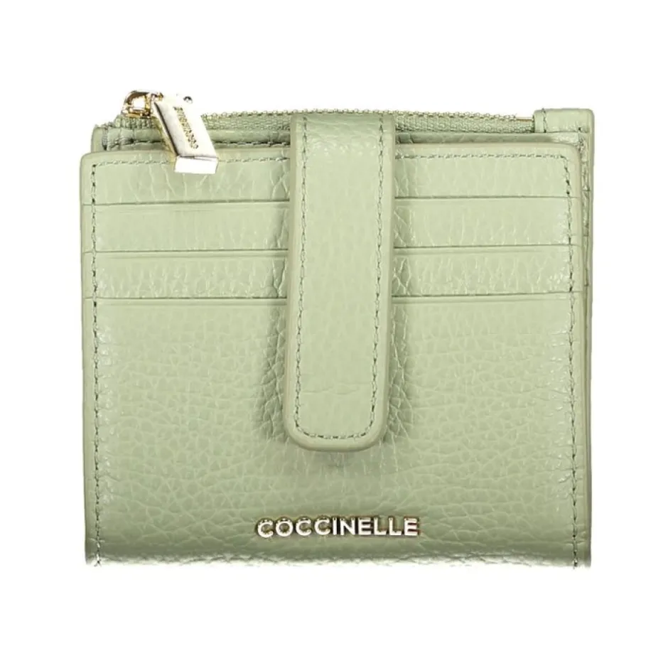 New Metallic Soft Wallet Dame Punge & Kortholder