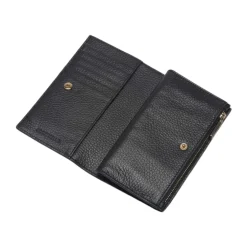 Online Metallic Soft Wallet Dame Punge & Kortholder