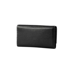 Best Metallic Soft Wallet with Flap Dame Punge & Kortholder