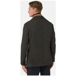 Outlet Micro Fancy Uldblanding Blazer med Aftagelig Indsats Jakker