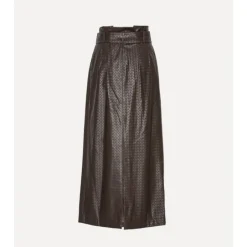 Online Midi Paper Waist Skirt Dame Nederdele