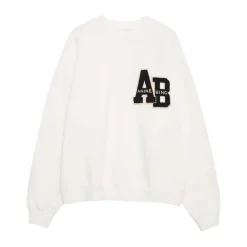Hot Miles Oversized Sweatshirt Letterman Dame Sweatshirts|Striktrøjer & Sweatere