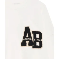 Hot Miles Oversized Sweatshirt Letterman Dame Sweatshirts|Striktrøjer & Sweatere