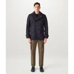 Online Milford Peacoat Uld Kashmir Blanding Frakker