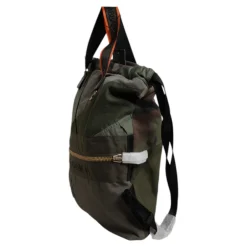 New Military Green Patchwork Rucksack Rygsæk Dame Rygsække