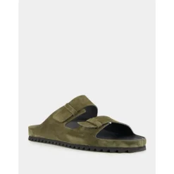 Online Militær Ruskind Slide Sandaler Sandaler