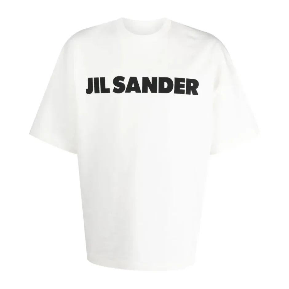 New Minimalist Logo Print Bomuld T-shirt T-Shirts