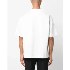 New Minimalist Logo Print Bomuld T-shirt T-Shirts