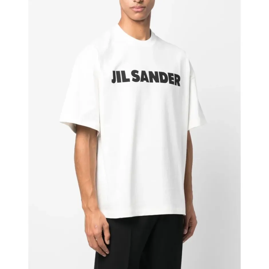 New Minimalist Logo Print Bomuld T-shirt T-Shirts