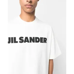 New Minimalist Logo Print Bomuld T-shirt T-Shirts