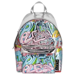 Online Mirror Leather Backpack Bombing Graffiti Tasker