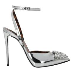 Discount Mirror Leather Decollete Hi-Heels Brooches Dame Pumps|Stiletter