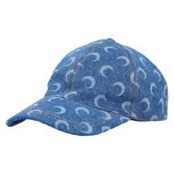 Sale Måne Laser Denim Baseball Cap Lyse Dame Huer & Kasketter