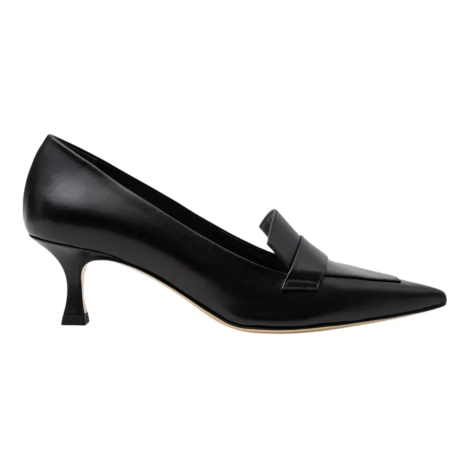 New Mocassin i glat kalveskind, Dame Pumps|Stiletter