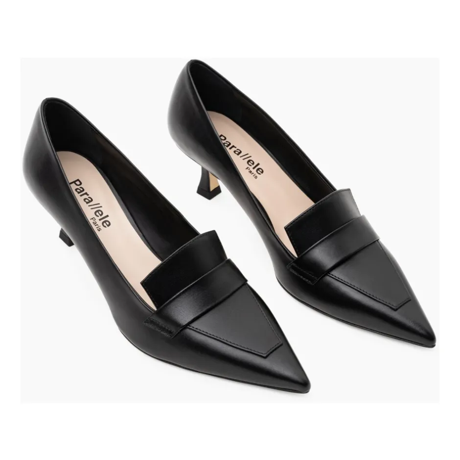 New Mocassin i glat kalveskind, Dame Pumps|Stiletter