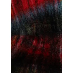 Mohair Check Scarf Halstørklæder Og Tørklæder