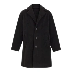 Online Mohair Wool Singlebreast Coat Frakker