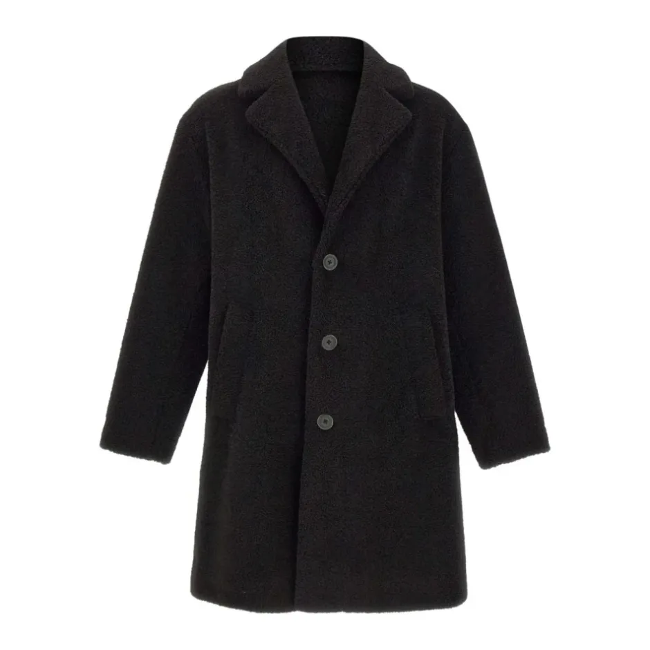 Online Mohair Wool Singlebreast Coat Frakker