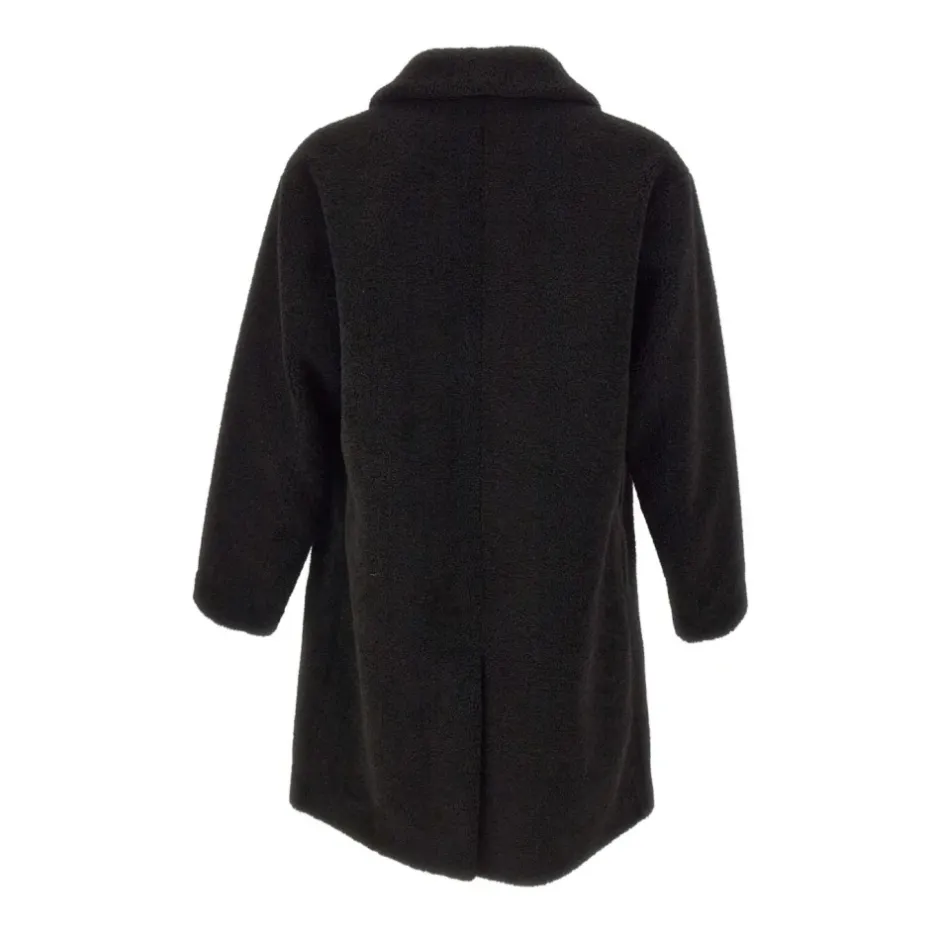 Online Mohair Wool Singlebreast Coat Frakker