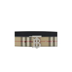 Monogram Læderbælte Bælter