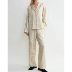 Best Monogram Silk PJ Top Dame Bluser & Skjorter