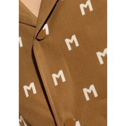 New Monogrammeret bomuldshirt Skjorter