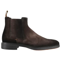 Discount Mørke Ruskind Ankelstøvle Chelsea Boots