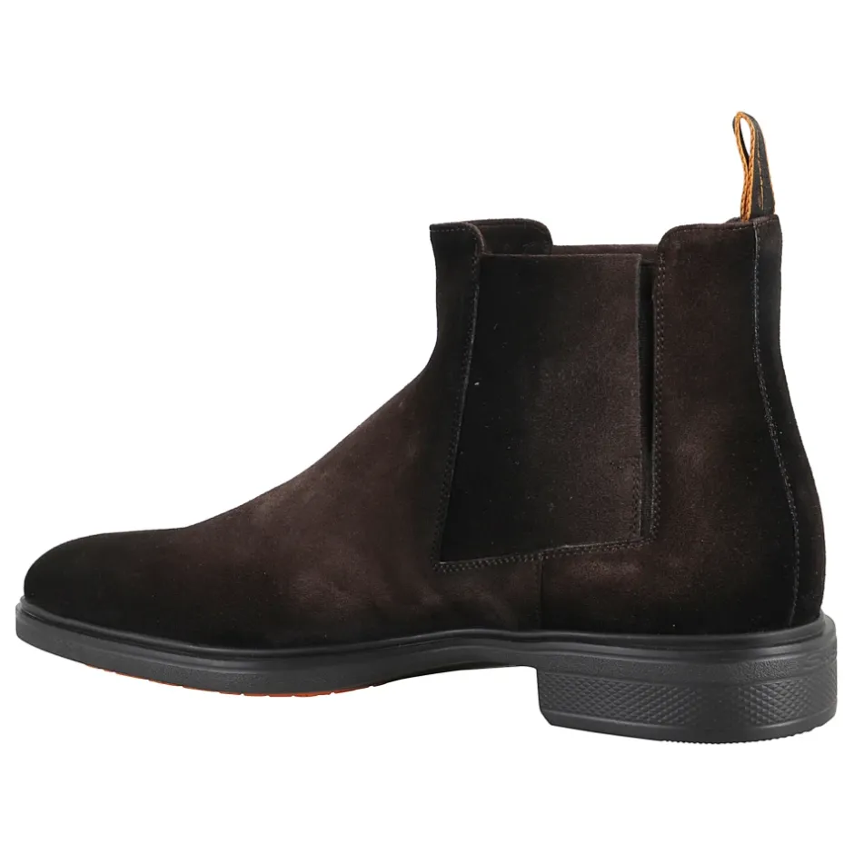 Discount Mørke Ruskind Ankelstøvle Chelsea Boots