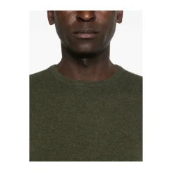 Online Mørke Cashmere Crew Neck Sweater Strik