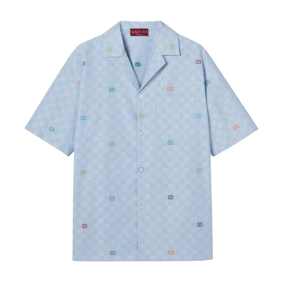 Best Multicoloured GG Stripe Shirt Skjorter