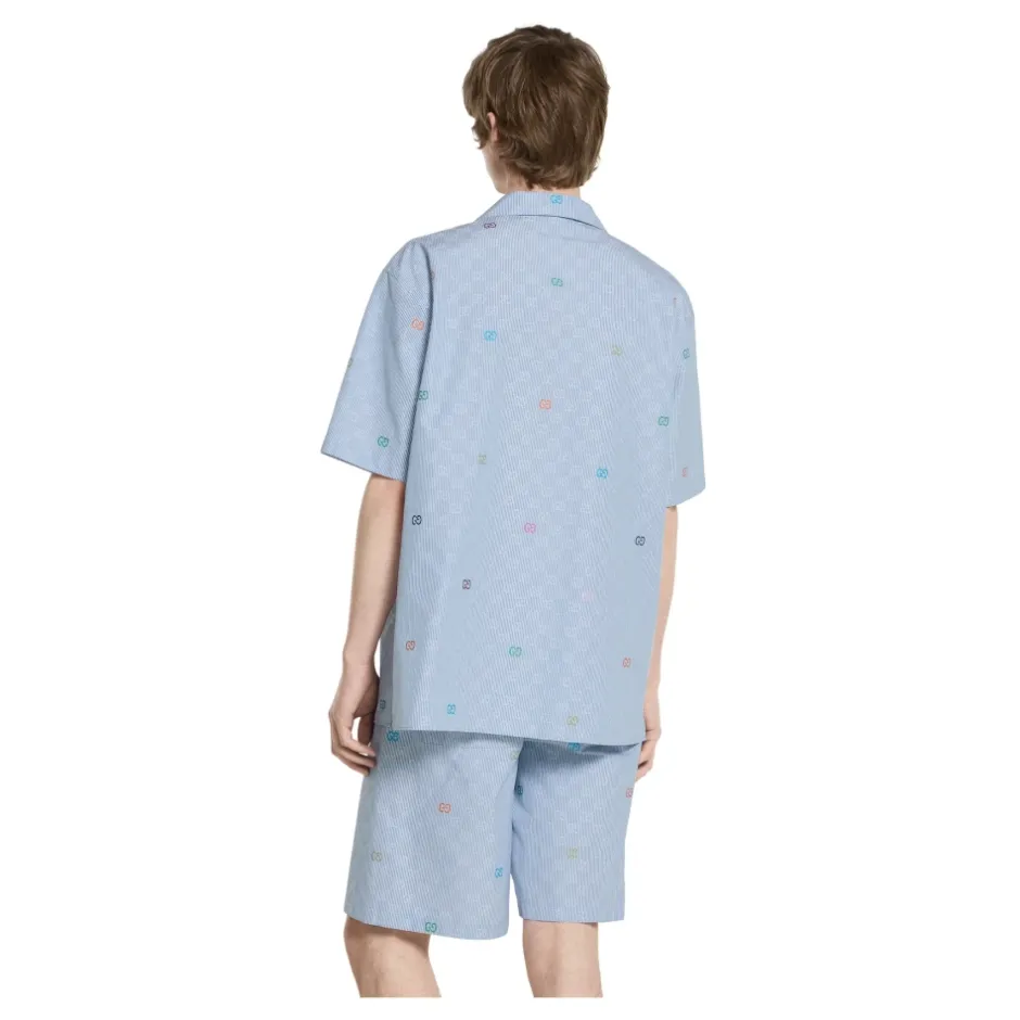 Best Multicoloured GG Stripe Shirt Skjorter