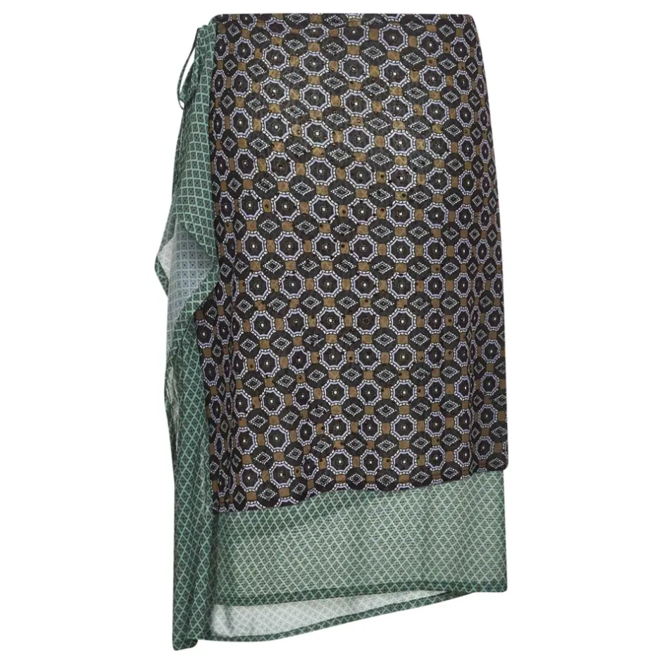 Clearance Mini Tie Mesh Nederdel Dame Nederdele